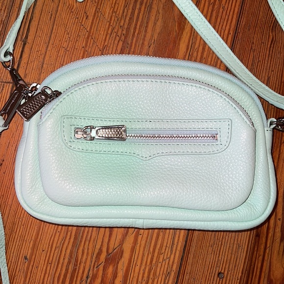Rebecca Minkoff mint leather crossbody bag - Picture 6 of 13